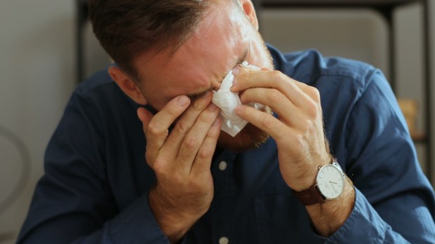 MAN CRIES,