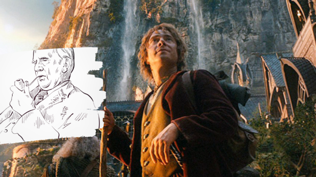 TOLKIEN, BILBO, COLLAGE