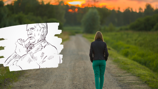 TOLKIEN, WALK, COLLAGE