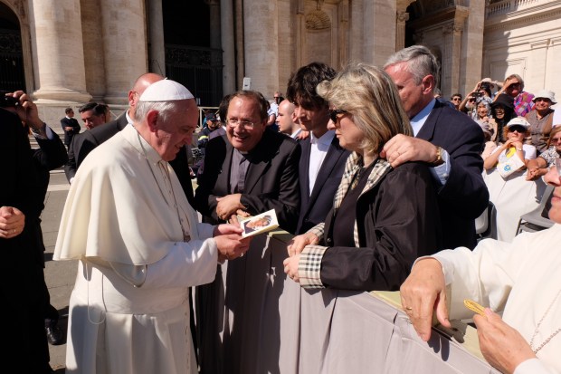 FAMIGLIA DI CARLOTTA NOBILE, DON GIUSEPPE TRAPPOLINI, PAPA FRANCESCO,