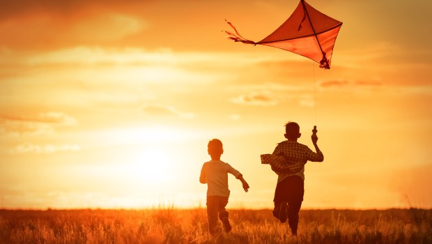 KIDS, RUNNING, OUTSIDE