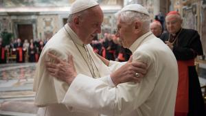 pape françois et benoit XVI