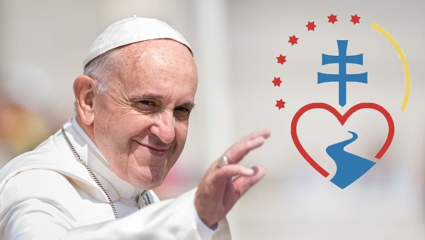 Slovakia papal visit logo