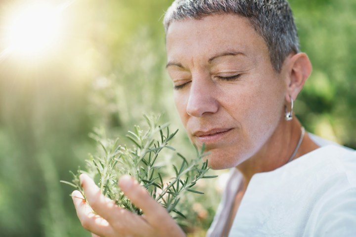 WOMAN, SMELL