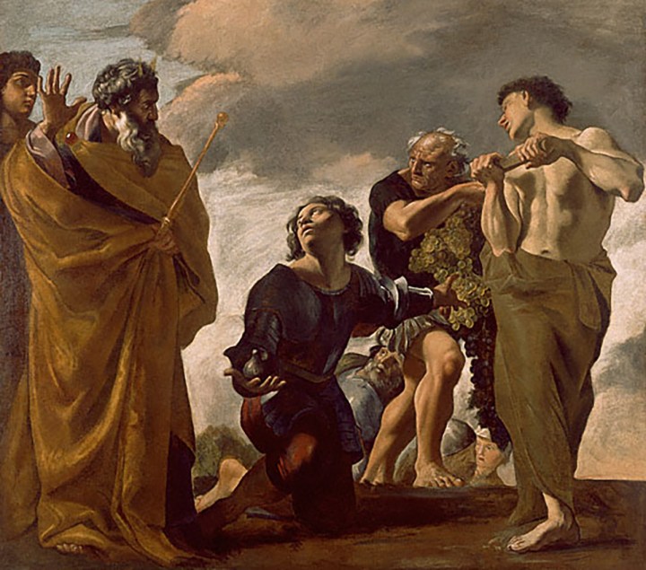 Moses and the messengers from Canaan