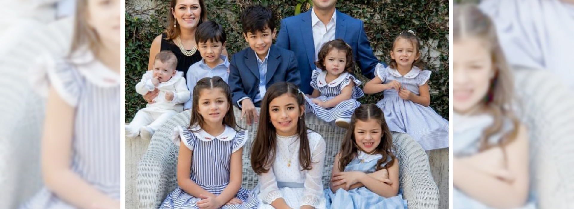 Casal brasileiro com 8 filhos espera gêmeos