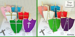 Un lavoretto per imparare i colori liturgici