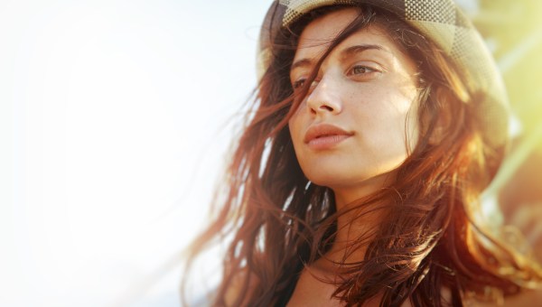 GIRL, FACE, SUNNY