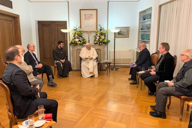 Pope-with-the-Jesuits-in-Greece