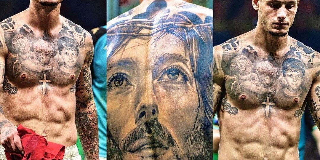 calciatore salernitana tatuaggio