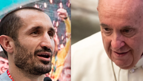 giorgio chiellini e papa francesco