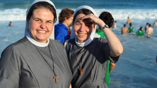 NUN, SEA, SMILE