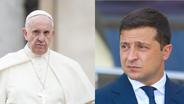POPE FRANCIS PRESIDENT UKRAINE ZELENSKY