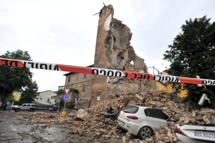 EMILIA, EARTHQUAKE, 2012