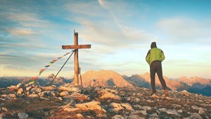 CRUCIFIX, MOUNTAIN, TREKKING
