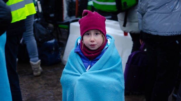 UKRAINE, CHILD, REFUGEE