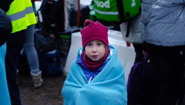 UKRAINE, CHILD, REFUGEE