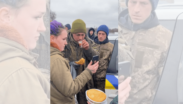 RUSSIAN SOLDIER, UKRAINE PEOPLE