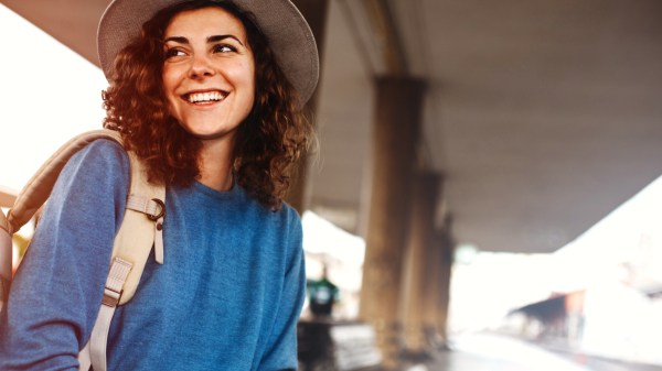 RAGAZZA, ATTESA, STAZIONE