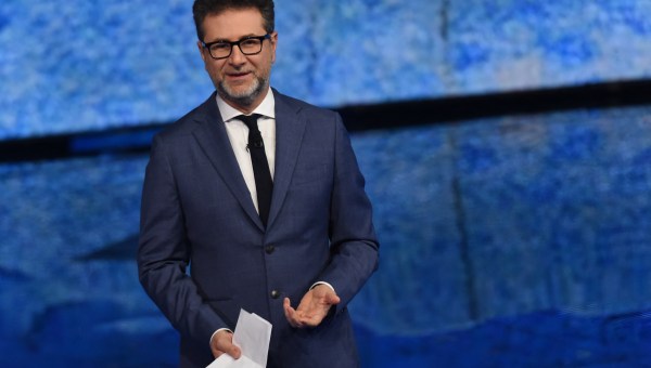 Fabio-Fazio-conducts-the-episode-of-Che-Tempo-Che-Fa-AFP