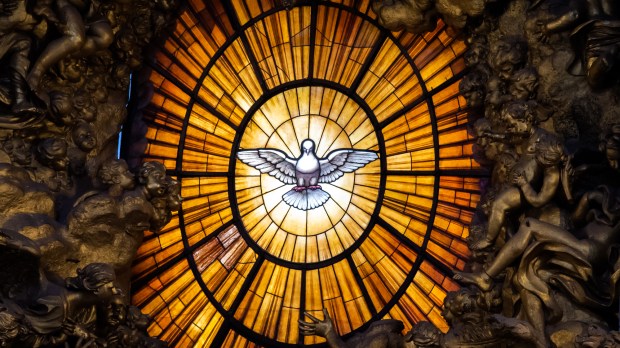 Throne Bernini Holy Spirit Dove Saint Peter's Basilica Vatican Rome Italy