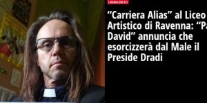 La sciocca protesta di un falso prete sulla carriera alias a Ravenna