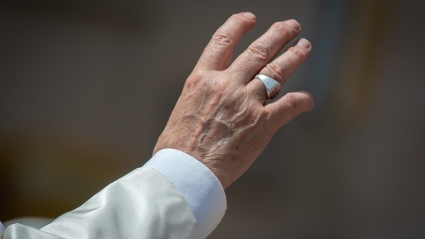 Pope Francis during his weekly general audience in saint peter's square - June 22 2022