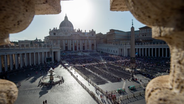 DURING POPE FRANCIS mass for the 10th World Meeting of Families