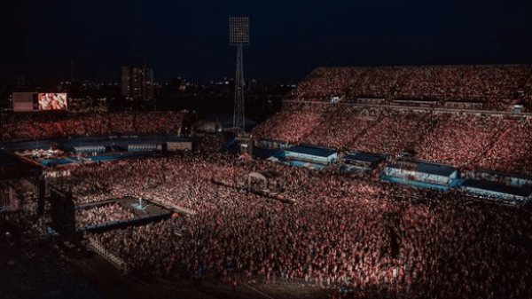 Vigília de Pentecostes 2022 em estádio de Zagreb, Croácia