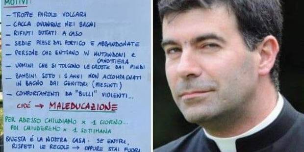 Riapre l'oratorio chiuso per i “cafoni”. Ma ora il parroco ...