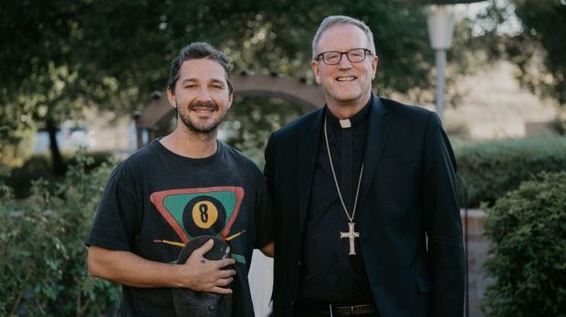 Shia LaBeouf Bishop Barron