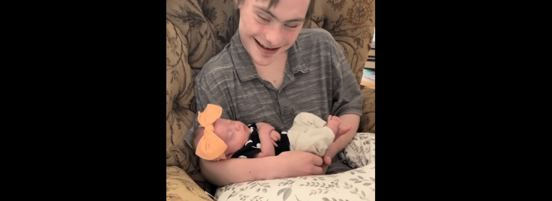 Man Down Syndrome Baby
