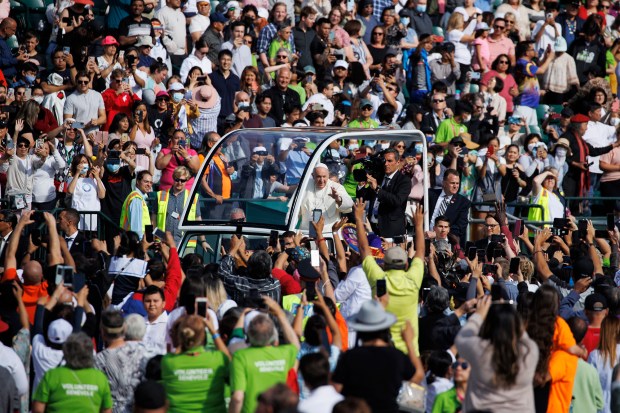 Pope-Francis-Commonwealth-Stadium-in-Edmonton-Canada-AFP