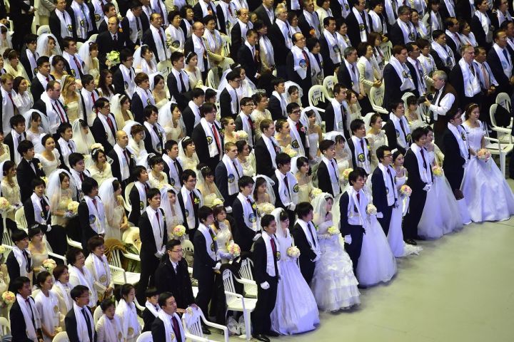 Casamento coletivo da Seita Moon ou Igreja da Unificação