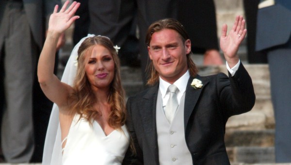 FRANCESCO TOTTI ILARY BLASI