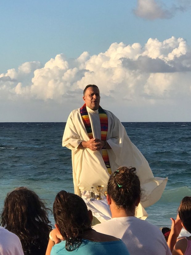 messa in spiaggia