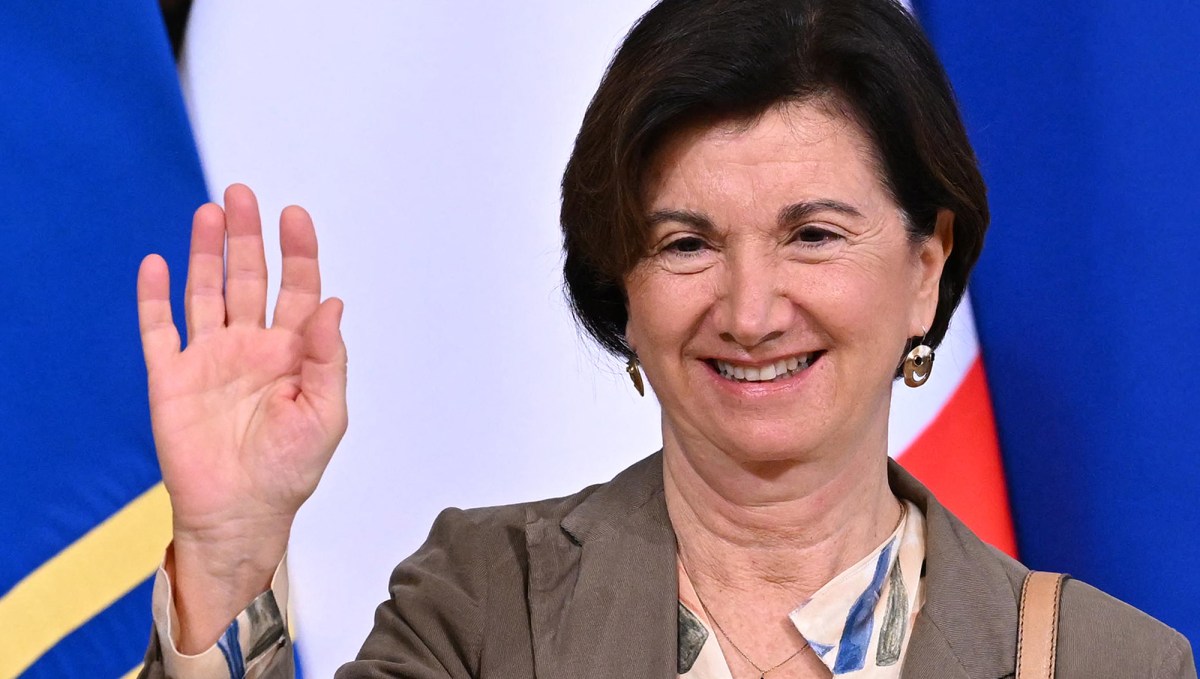 Italy's Minister for the Family, Natality and Equal Opportunities, Eugenia Roccella