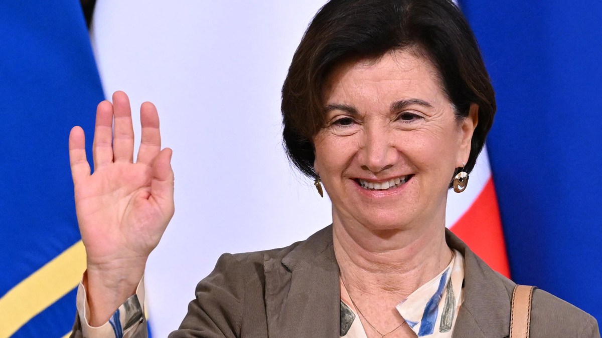 Italy's Minister for the Family, Natality and Equal Opportunities, Eugenia Roccella