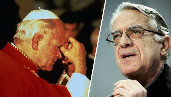 Giovanni Paolo II e Federico Lombardi