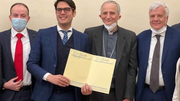 RAPPRESENTANTI UCID INSIEME AL CARDINALE MATTEO MARIA ZUPPI