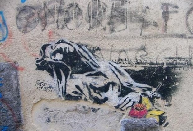 santa teresa bansky napoli
