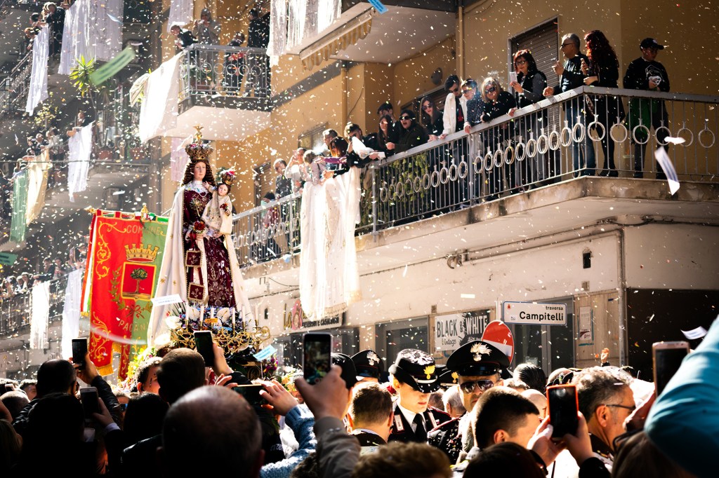 Madonna delle Galline in processione a Viale Trieste