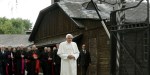 Pope-Benedict-XVI-walks-through-the-entrance-of-the-Auschwitz-camp-28-May-2006-AFP