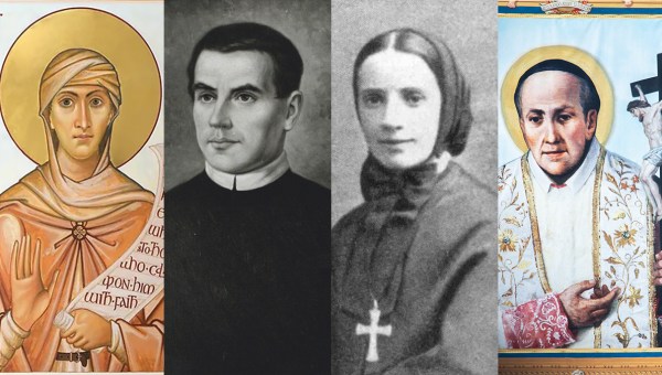 san Vincenzo Romano santa Samthann di Clonbroney beato Peter Friedhofen santa Francesca Saverio Cabrini