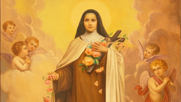 The-painting-of-St.-Therese-of-Avila-in-the-church-Chiesa-di-San-Franceso-d-Assisi-by-A.-Nicolas-1931-shutterstock